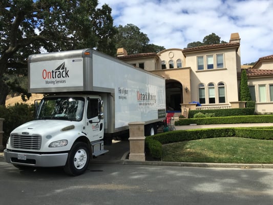 Ontrack moving truck.
